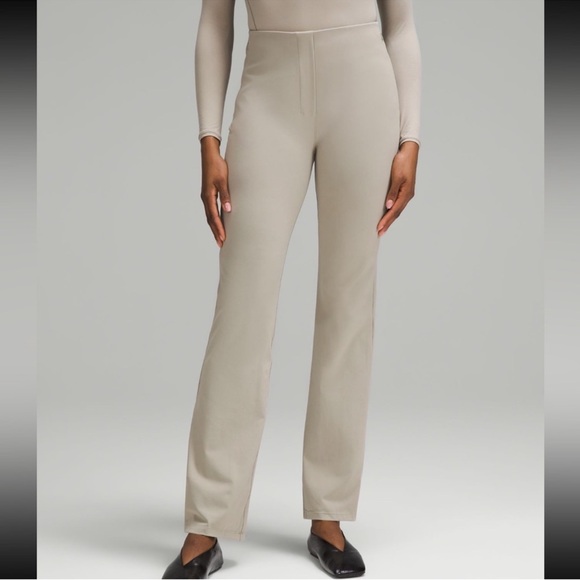 Lululemon Smooth Fit Pull-On High-Rise Pant Tan Size 10